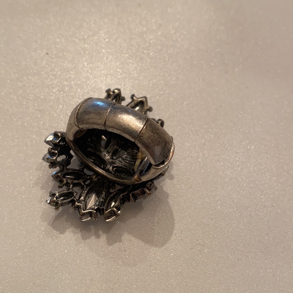 Stretchy * Diamond * Fashion Cocktail Ring - Picture 3 of 3